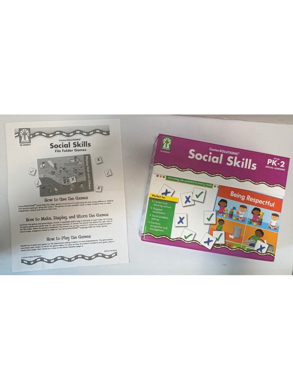 Social skills PK-2